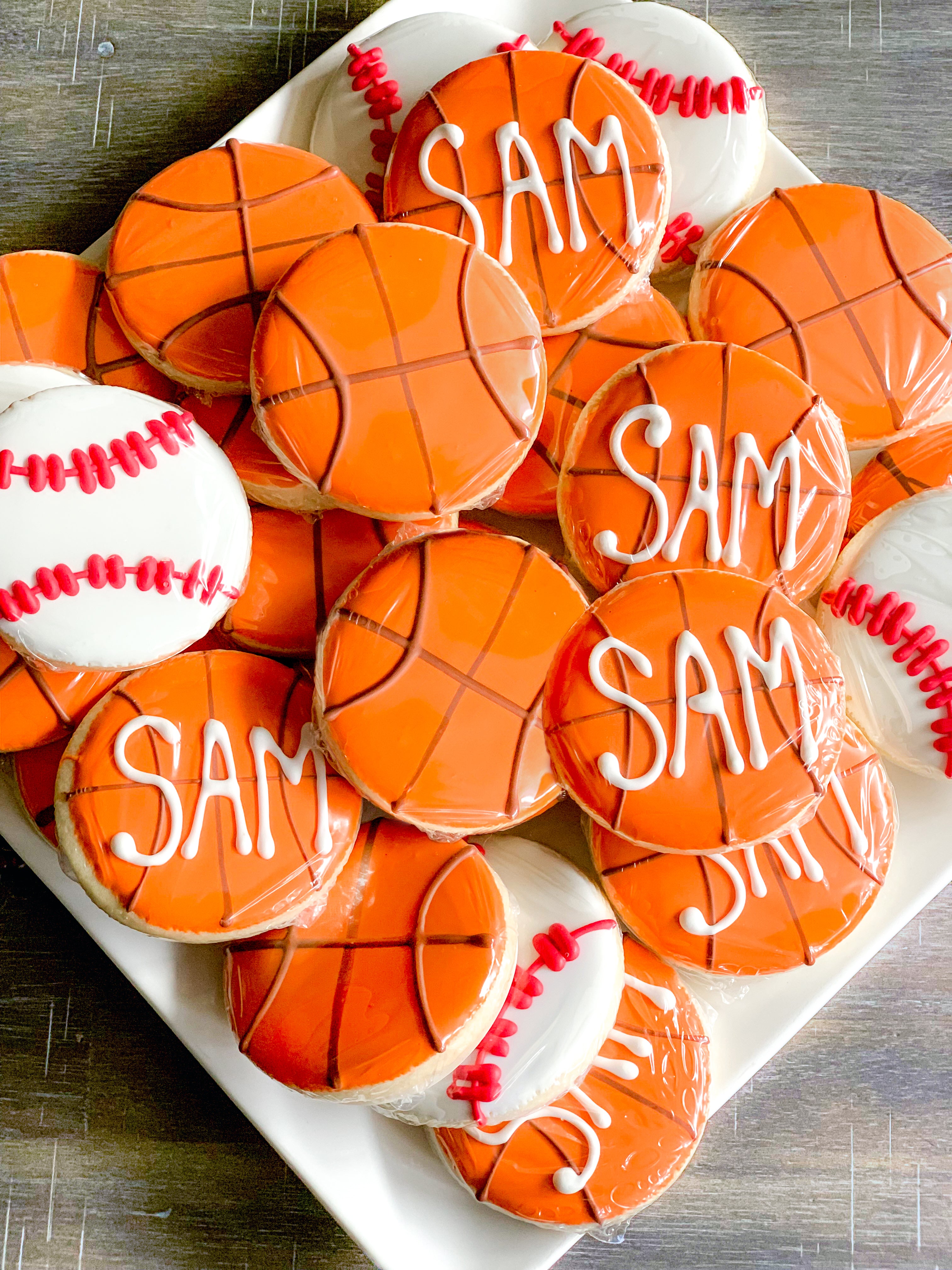 Sports cookies for Sam