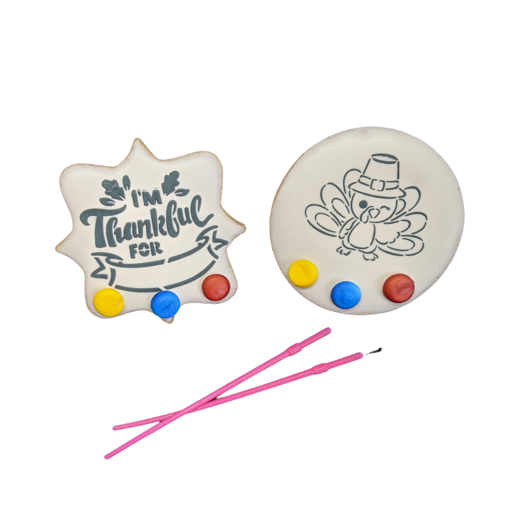 Paint Your Own Cookies: Thanksgiving edition!