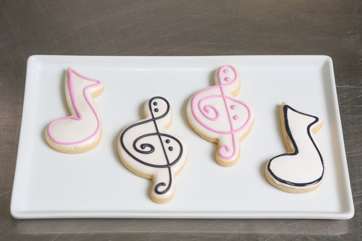 Kosher Sugar Cookies Made Into Musical Notes For Custom Order